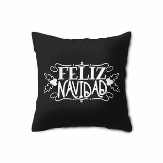 Feliz Navidad Spanish Christmas Pillow Case | Mazezy