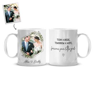 Forever Your Little Girl Mug | Custom Family Photo | Dad And Daughter | Personalized Family Mug | Mazezy AU