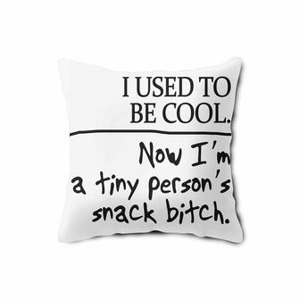 Funny Mom Dad Parents I Used To Be Cool Pillow Case | Mazezy