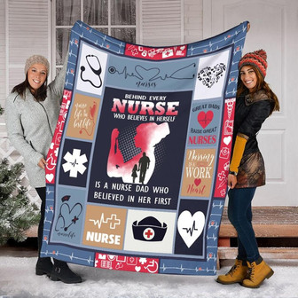 Gift For Nurse , Women's Day Gifts, Christmas Gift For Mom Nurse , Anniversary Gift, Nurse Blanket | Mazezy