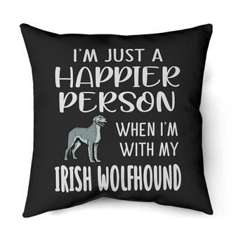 Happier person irish wolfhound | Mazezy DE