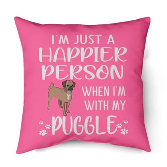 Happier person Puggle | Mazezy