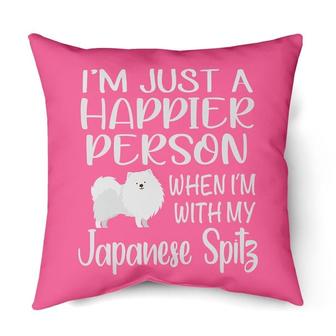 Happier Person Japanese Spitz | Mazezy