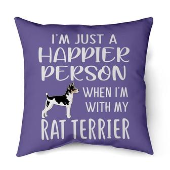 Happier person Rat Terrier | Mazezy