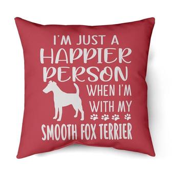 Happier person SMOOTH FOX TERRIER | Mazezy