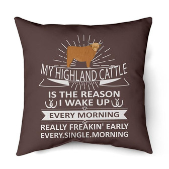 My Highland Cattle Is The Reason I Wake Up Every Morning | Mazezy