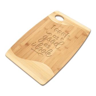 I Cook As Good As I Look Funny Cutting Board | Mazezy