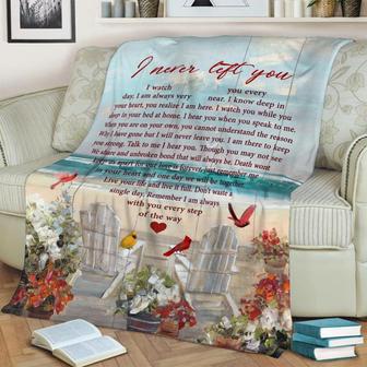 I Never Let You Go Blanket, Special Blanket, Anniversary Gift, Christmas Memorial Blanket Gift Friends and Family Gift | Mazezy