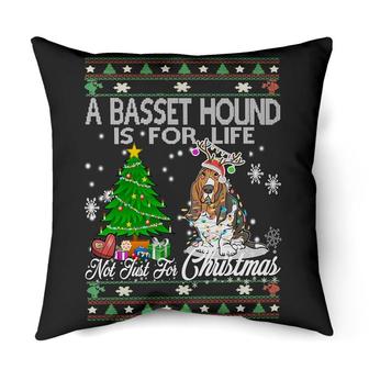 just a girl christmas Basset hound | Mazezy