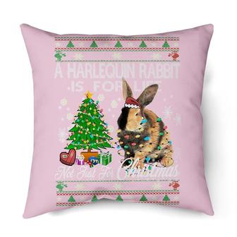 just a girl christmas Harlequin rabbit | Mazezy