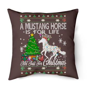 just a girl christmas Mustang horse | Mazezy