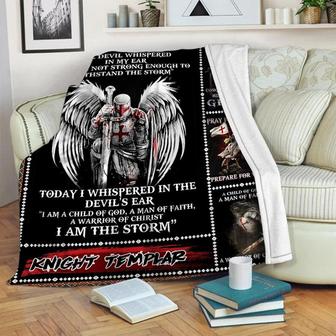 Knight Templar Blanket, Special Blanket, Anniversary Gift, Christmas Memorial Blanket Gift Friends and Family Gift | Mazezy CA