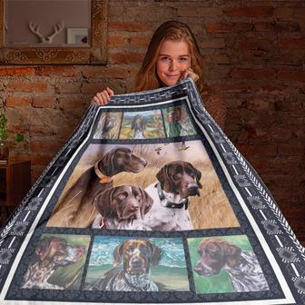 Labrador Retriever Dog Blanket - Gift for Dog Lover Blanket, Sherpa Fleece mink Bedroom Decor, Adult Kid Blanket - Gifts Her Him | Mazezy