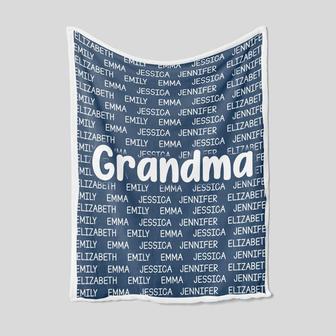 Personalized Name Blanket, Family Name Blankets, Grandma Blankets, Custom Name blankets, Custom Kids Blankets, Personalized Grandma Blankets
