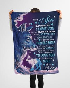 Son blanket, Mother and son gifts, Christmas gifts, blanket for boy, Grandma family blanket, blanket from mommy, son's birthday | Mazezy