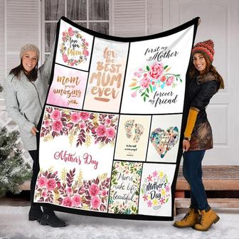 To Mom t Blanket, Mother's Day Gifts, Christmas Gift For Mother, Anniversary Gift, Mom Blanket | Mazezy