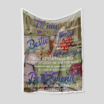 To My Friend Blanket, Personalized Name Blanket - Blankets for girls and boys, Blanket For Gift, Birthday Blanket | Mazezy