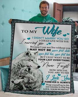 To my wife blankets, anniversary blanket gifts, Custom Fleece Sherpa Blankets,Christmas blanket Gifts, husband and wife | Mazezy CA