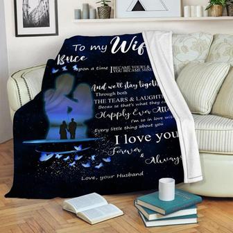 To My Wife Love From Husband Blanket, Mother's Day Gifts, Christmas Gift For Wife, Anniversary Gift, Wife Blanket | Mazezy UK