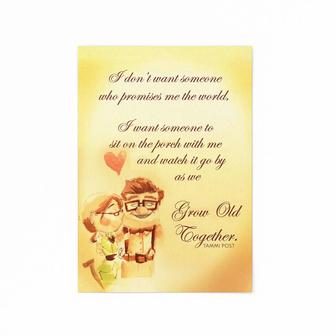 Grow Old Together Poster Couple Poster Wedding Wall Arts | Mazezy