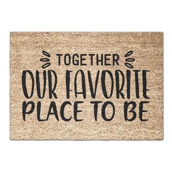 Together Home Is Our Favourite Place To Be Doormat | House Decor | Mazezy