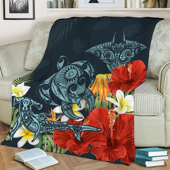 Turtle Hammerhead Sharks Abstract Blanket, Bird Blanket, Family Blanket, Christmas Blanket, Blanket For Gifts | Mazezy