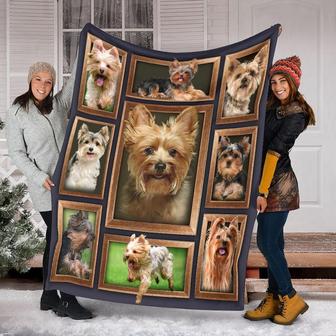 Yorkshire terrier Dog Blanket - Gift for Dog Lover Blanket, Sherpa Fleece mink Blanket, Adult Kid Blanket - Gifts Her Him | Mazezy CA