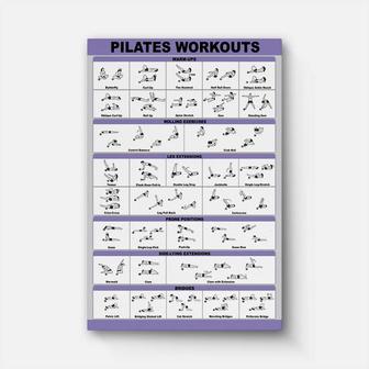 Pilate Workout Canvas | Mazezy