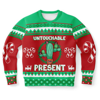 Cactus Untouchable Ugly Christmas Sweater - Thegiftio UK