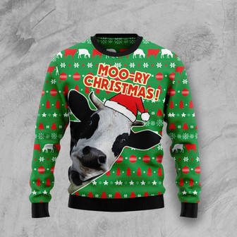 Cute Cow Ugly Sweater For Men And Women - Thegiftio UK