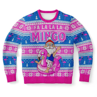 Fa La La La Mingo Santa Ugly Christmas Sweater - Thegiftio UK