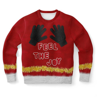 Feel The Joy Ugly Christmas Sweater - Thegiftio UK