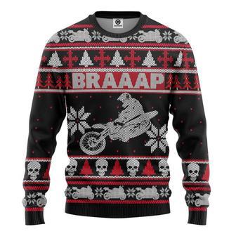 3D Braaap Dirt Bike Ugly Sweater - Best Gift For Christmas | Favorety AU