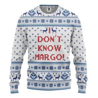 3D I Dont Know Margo National Lampoons Christmas Ugly Sweater | Favorety DE