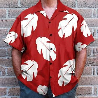 3D Lilo Hawaiian Floral Leaves Cosplay Haloween Hawaiian Shirt - Perfect Gift For Friends, Family | Favorety