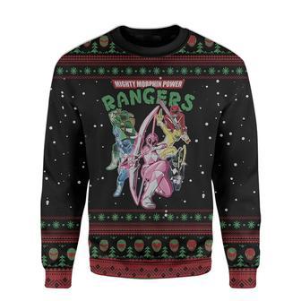 3D Mighty Morphin Power Ugly Sweater Best Gift For Christmas | Favorety CA