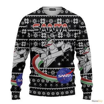 3D Nasa Santa Xmas Ugly Sweater - Best Gift For Christmas | Favorety CA