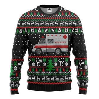 3D Paramedic Logo Ambulance Ugly Sweater - Best Gift For Christmas | Favorety AU