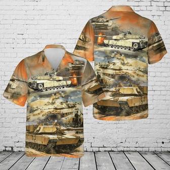 Abrams Tank Hawaiian Shirt - Abrams Tank Aloha Shirts For Summer - Perfect Gift For Men, Friends, Family | Favorety