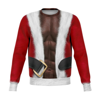 African Black Santa Christmas Ugly Sweater - Thegiftio UK