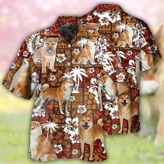 Akita Inu Hawaiian Shirts - Tropical Style Hawaiian Shirt For Summer - Perfect Gift For Men, Akita Lovers, Dog Lovers - Seseable