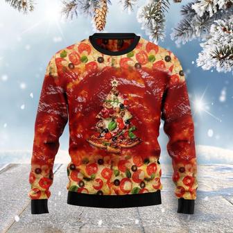 All I Want For Christmas Is Pizza Ugly Christmas Sweater | Favorety