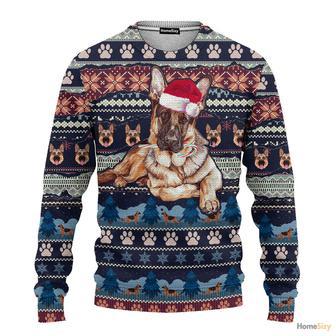 Animal German Shepherd Dog Ugly Christmas Sweater | Favorety AU