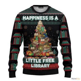 Animal Read A Book Ugly Christmas Sweater | Favorety CA