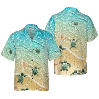 Baby Sea Turtles Hawaiian Shirt, Turtle Shirt For Men & Women - Perfect Gift For Turtle Lover, Friend, Family - Seseable