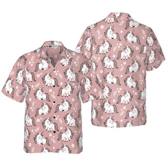 Baby Unicorn Hawaiian Shirt, Products Baby Unicorn In The Magic Forest, Colorful Summer Aloha Shirts For Men Women, Perfect Gift For Husband, Wife, Boyfriend, Friend - Seseable