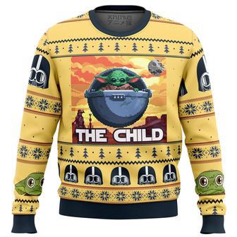 Baby Yoda The Child Mandalorion Star Wars Ugly Christmas Sweater | Favorety UK