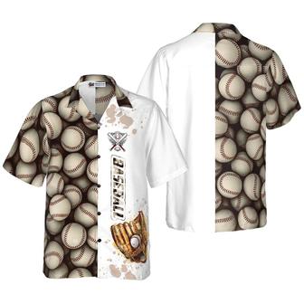 Baseball Aloha Hawaiian Shirt, Baseball Pattern And Logo Aloha Shirt, Baseball Hawaiian Shirt For Summer - Perfect Gift For Men, Women, Baseball Lover | Favorety