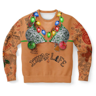 Beach Body Xmas Life Ugly Christmas Sweater - Thegiftio UK