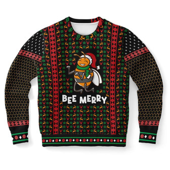 Bee Merry Ugly Christmas Sweater - Thegiftio UK